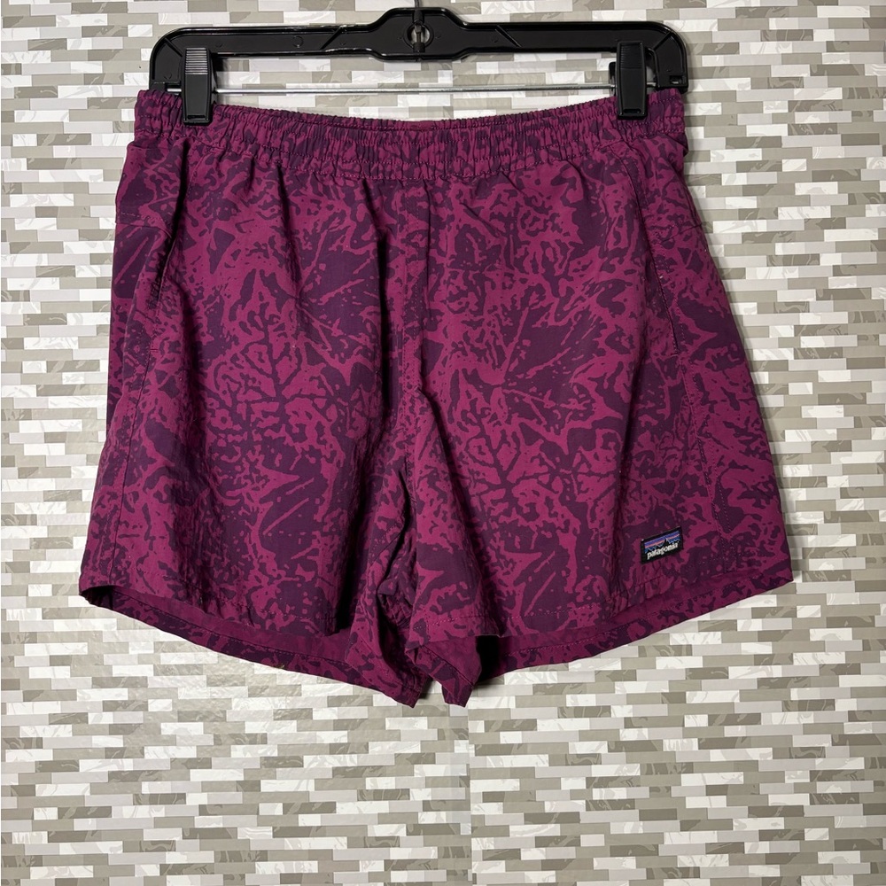 Patagonia Magenta Patterned Shorts